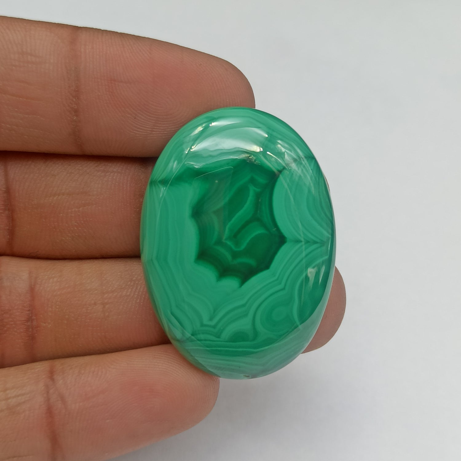 Malachite Cabochon Oval Shape 40x29x7 MM PG-MC01