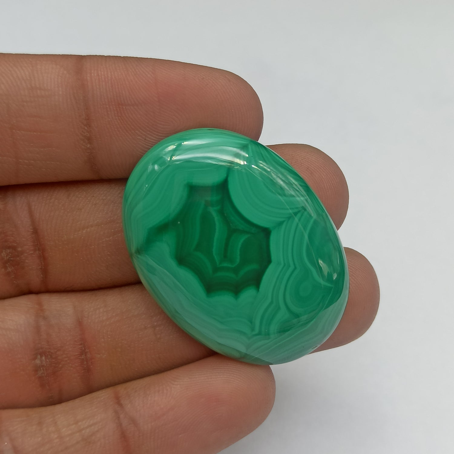 Malachite Cabochon Oval Shape 40x29x7 MM PG-MC01