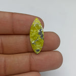 Lizardite Cabochon Marquise Shape 30x12x5 MM PG-LZD01