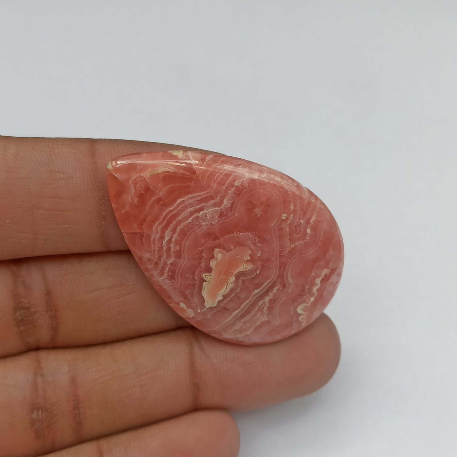 Rhodochrosite Cabochon Pear Shape 46x30x4 MM PG-RDC01