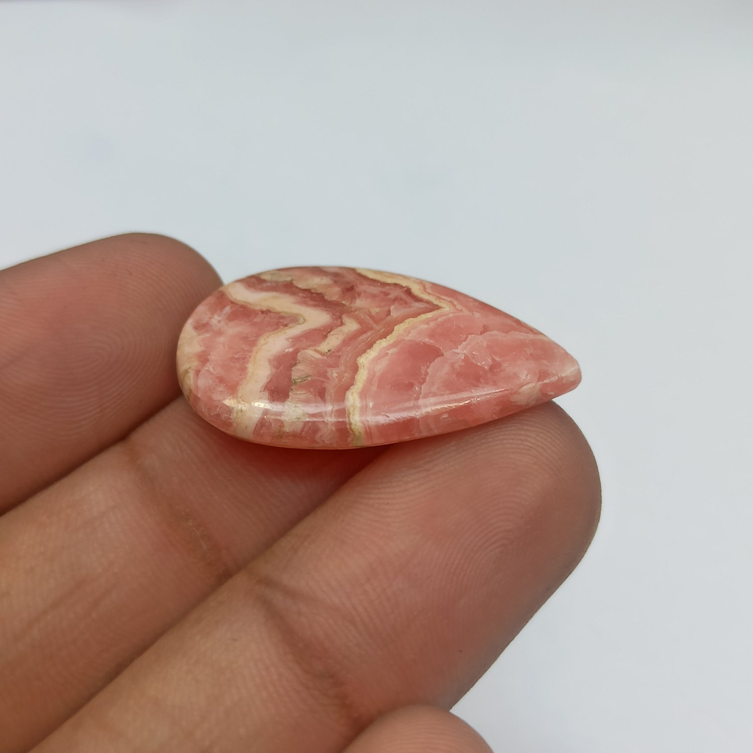 Rhodochrosite Cabochon Pear Shape 31x20x4 MM PG-RDC03