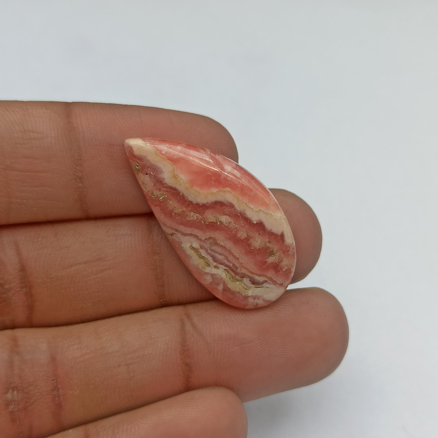 Rhodochrosite Cabochon Freeform 34x17x5 MM PG-RDC04