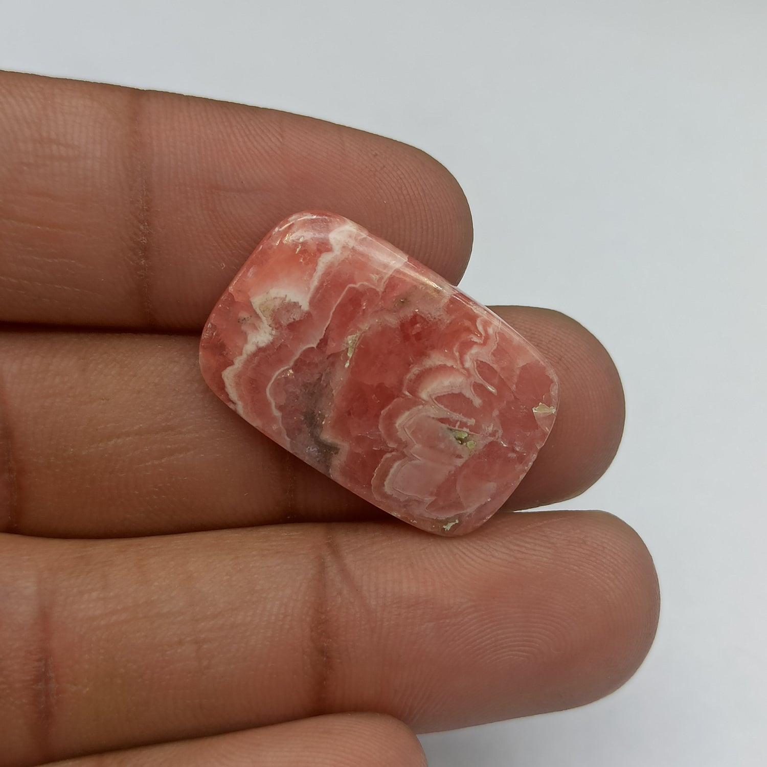 Rhodochrosite Cabochon Baguette Shape 27x17x4 MM PG-RDC09