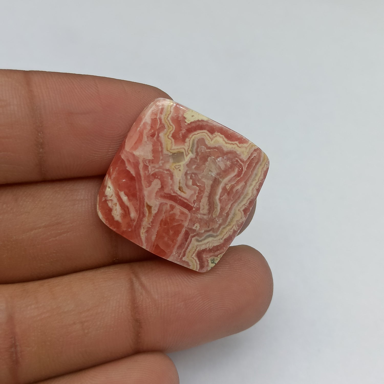 Rhodochrosite Cabochon Square Shape 25x25x5 MM PG-RDC012