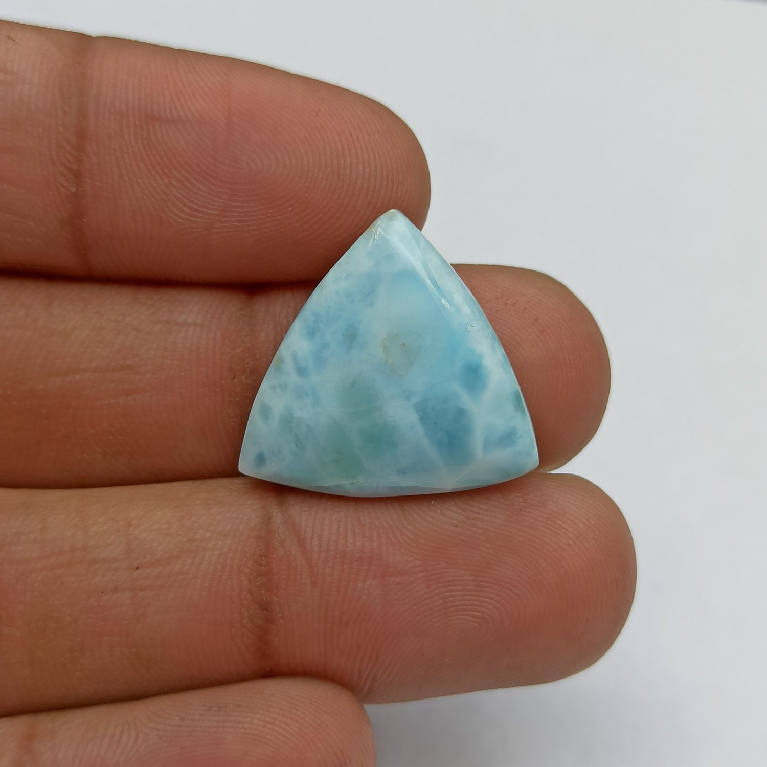 Larimar Gemstone Trillion  Shape Cabochon PG-LMC-003