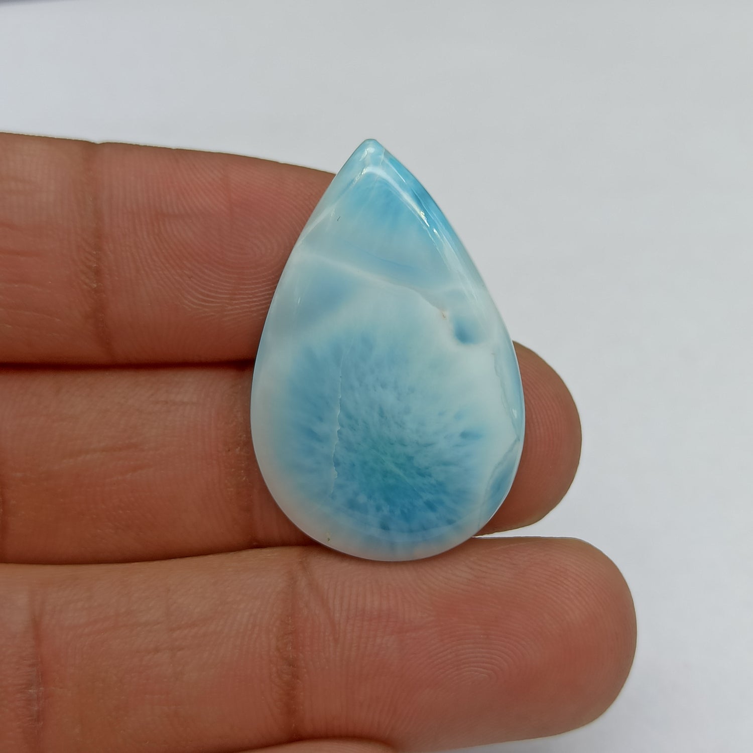 Larimar Pear Shape Cabochon PG-LMC-010