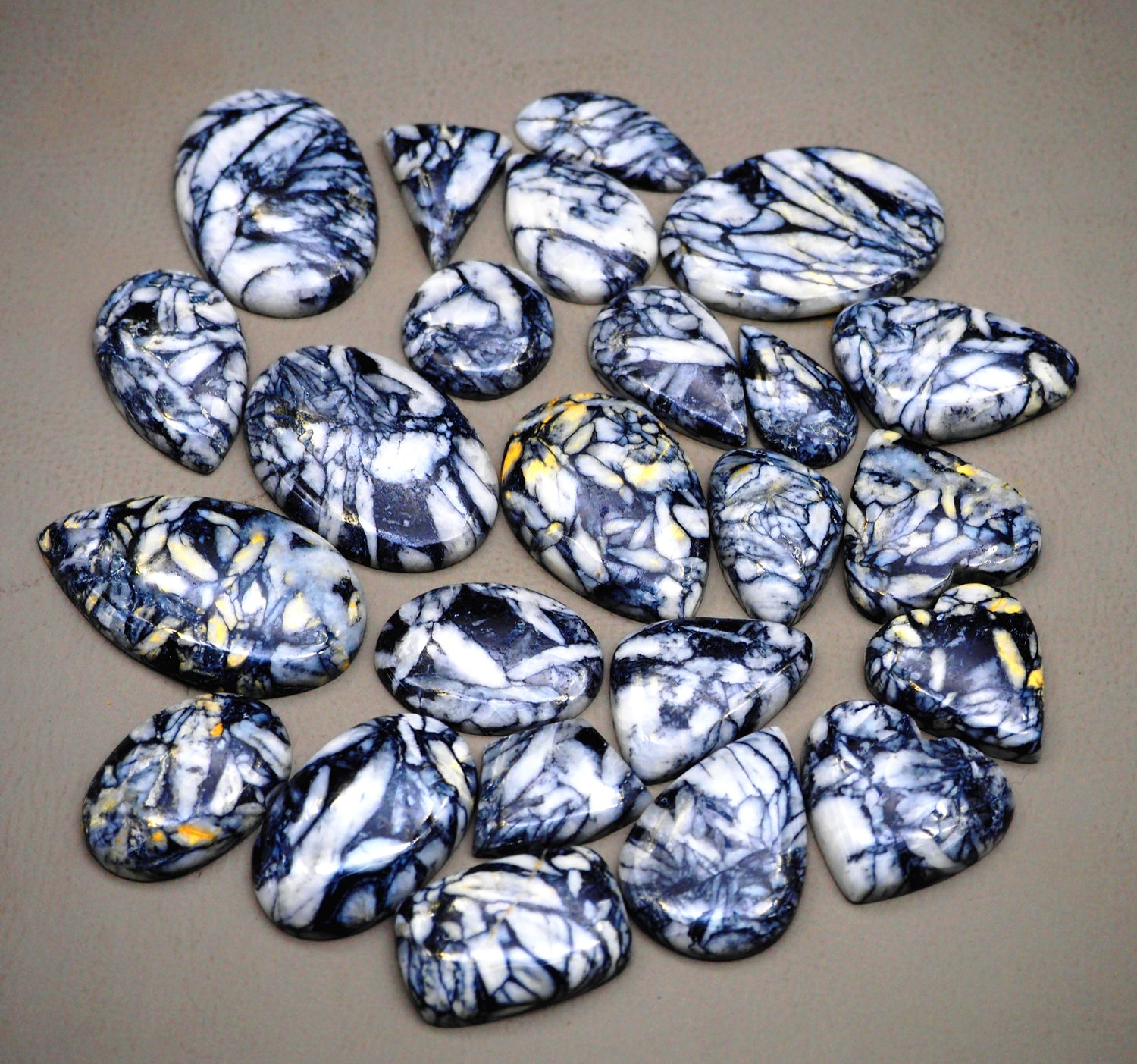 Pinolith Jasper Mix Shape Lot Gemstone Pinolith Jasper Cabochon Bulk Semi Precious Gemstone Lot
