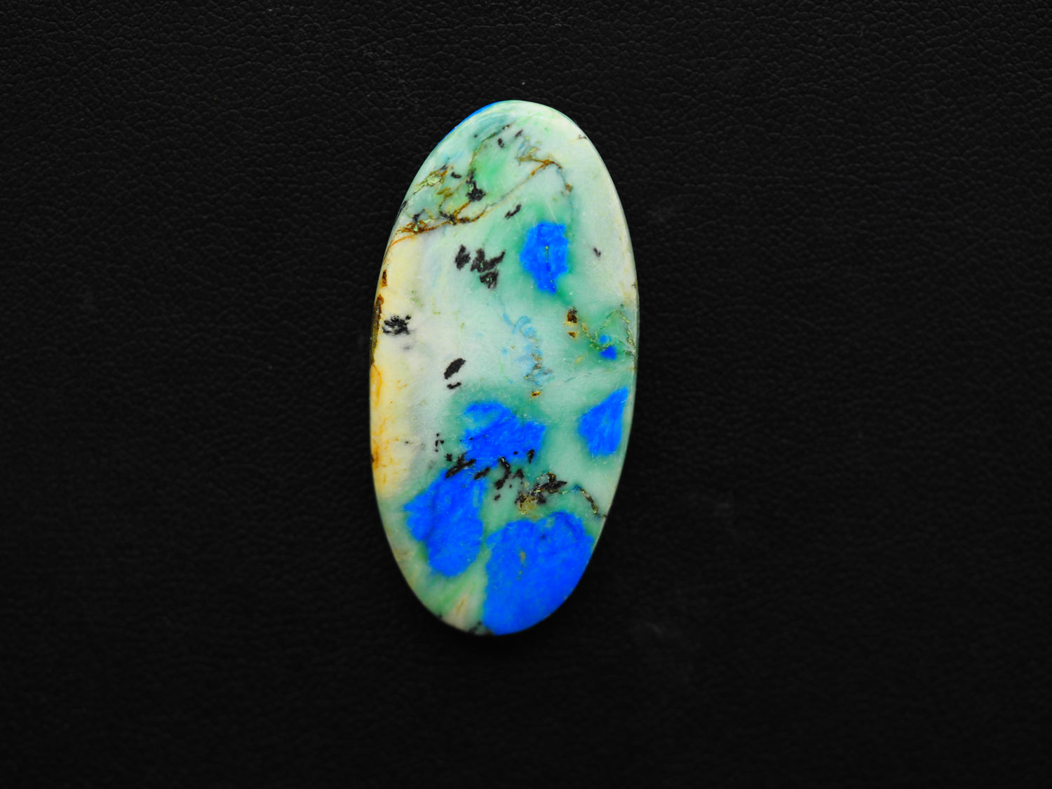 Azurite Turquoise Cabochon Oval Shape 40x20x4 MM PG-AZT01