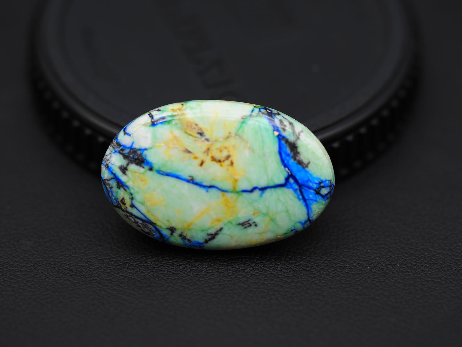 Azurite Turquoise Cabochon Oval Shape 30x18x5 MM PG-AZT02