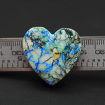 Azurite Turquoise Cabochon Heart Shape 27x27x4 MM PG-AZT03