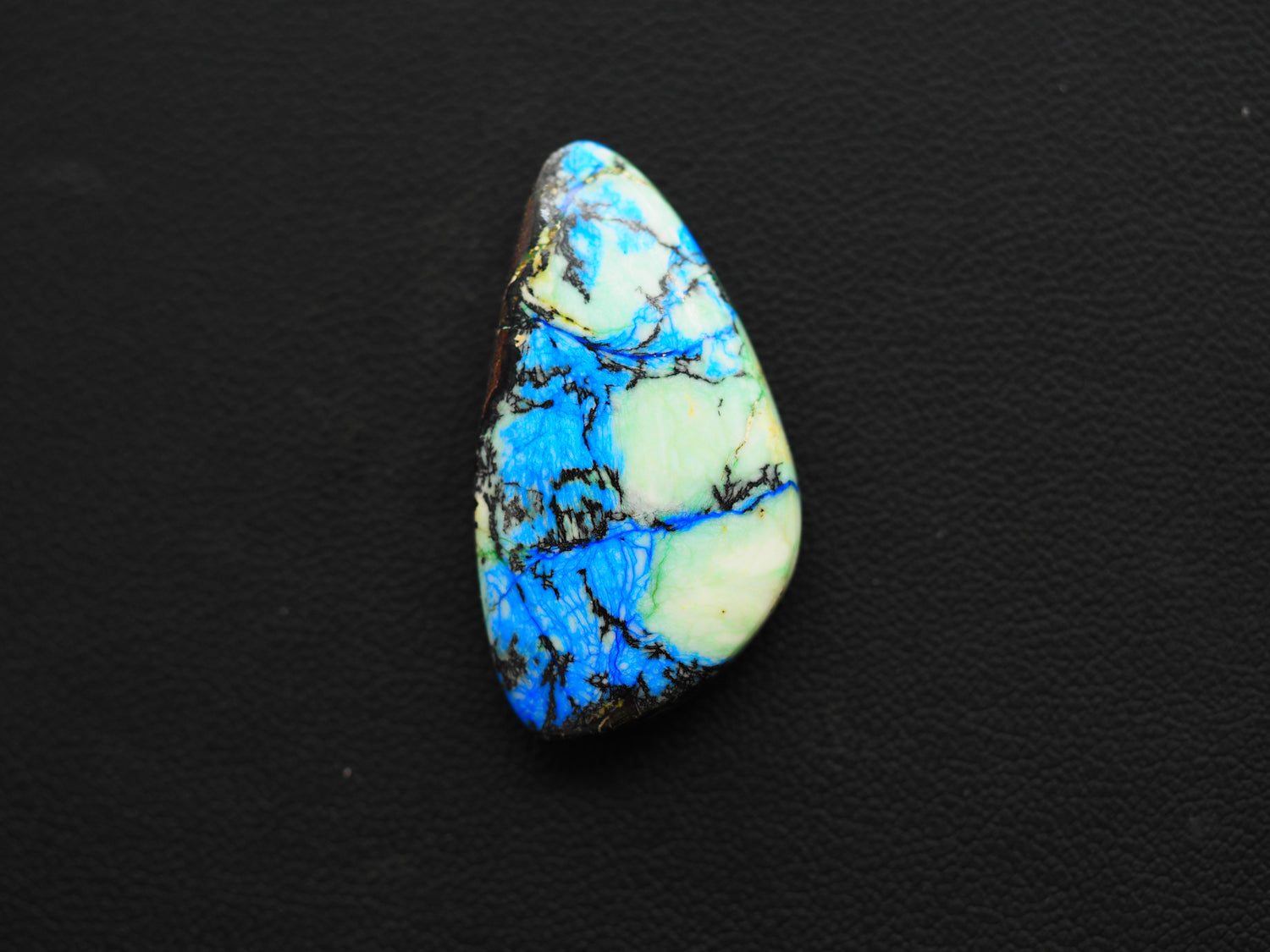 Azurite Turquoise Cabochon Freeform Shape 34x18x5 MM PG-AZT04
