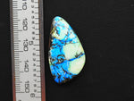 Azurite Turquoise Cabochon Freeform Shape 34x18x5 MM PG-AZT04