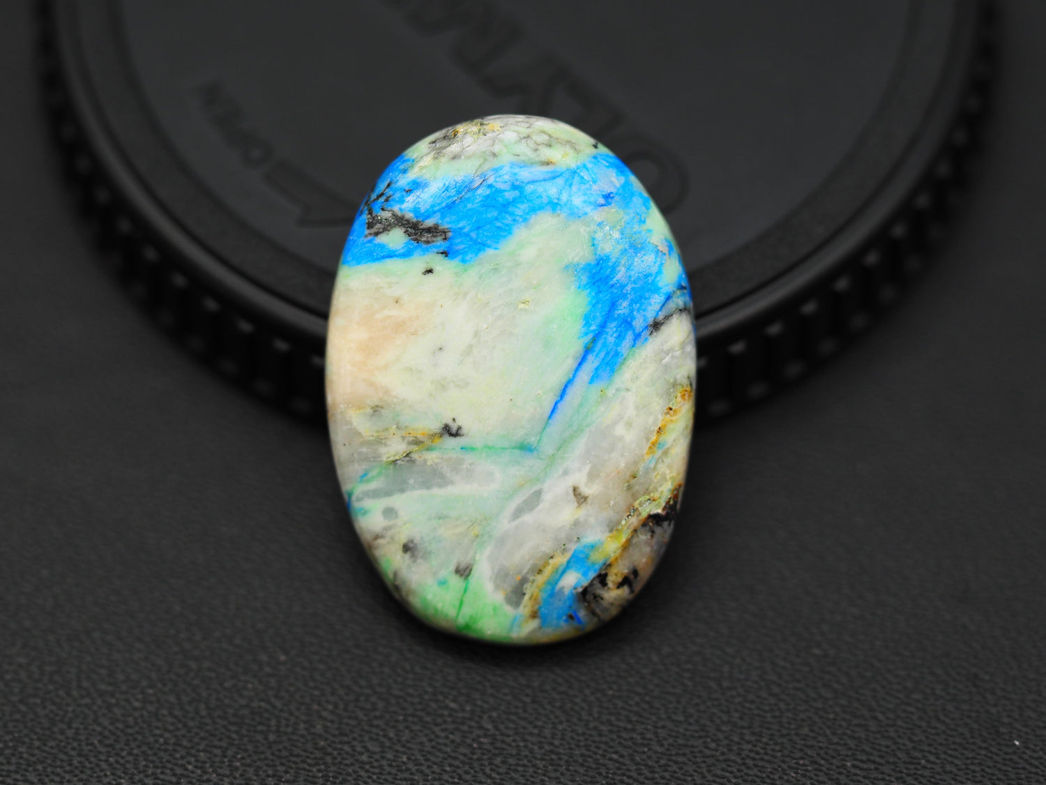 Azurite Turquoise Cabochon Oval Shape 28x19x4 MM PG-AZT05
