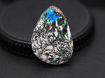 Azurite Turquoise Cabochon Freeform Shape 29x20x4 MM PG-AZT06