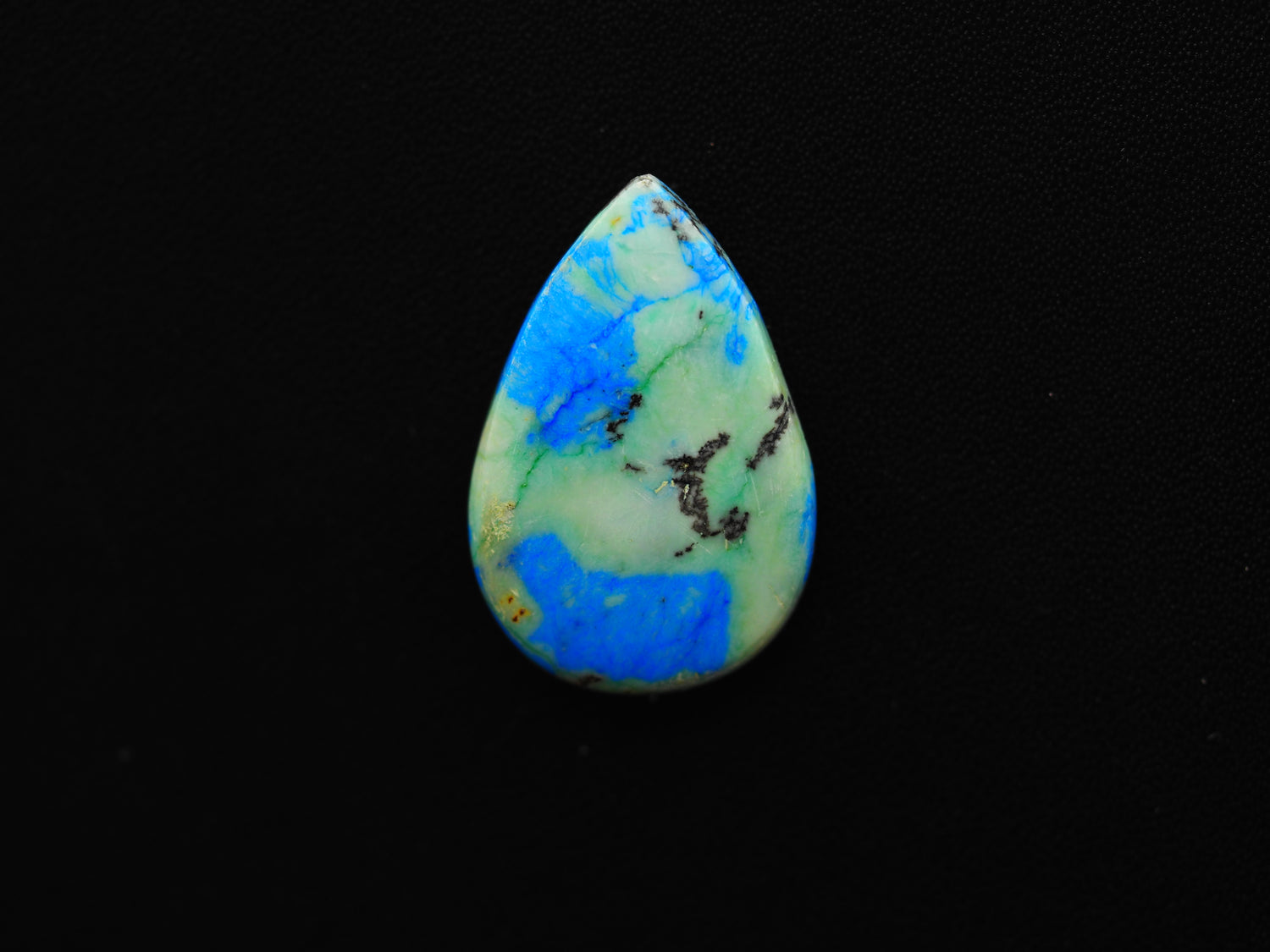 Azurite Turquoise Cabochon Pear Shape 27x18x4 MM PG-AZT09