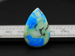 Azurite Turquoise Cabochon Pear Shape 27x18x4 MM PG-AZT09