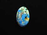 Azurite Turquoise Cabochon Oval Shape 26x16x5 MM PG-AZT014