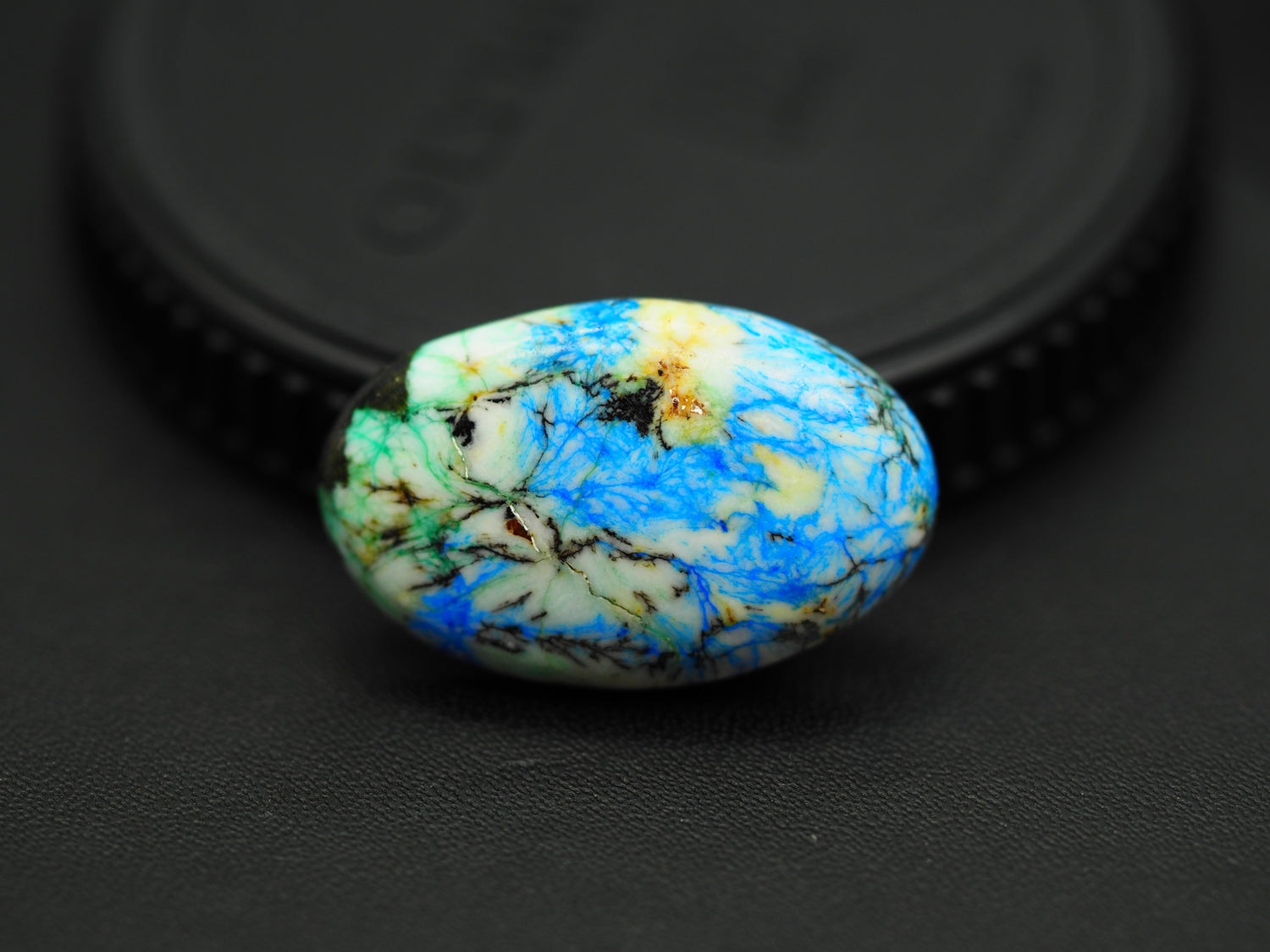 Azurite Turquoise Cabochon Oval Shape 26x16x5 MM PG-AZT014