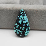Tibetan Turquoise Cabochon Gemstone Pear Shape 24x13x3 MM