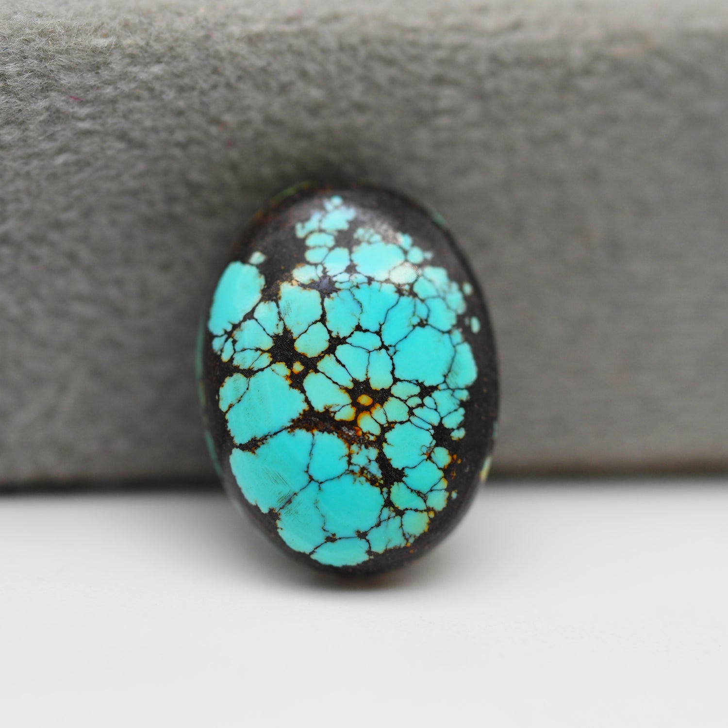 Natural Tibetan Turquoise Cabochon Gemstone Oval Shape 16x12x5 MM