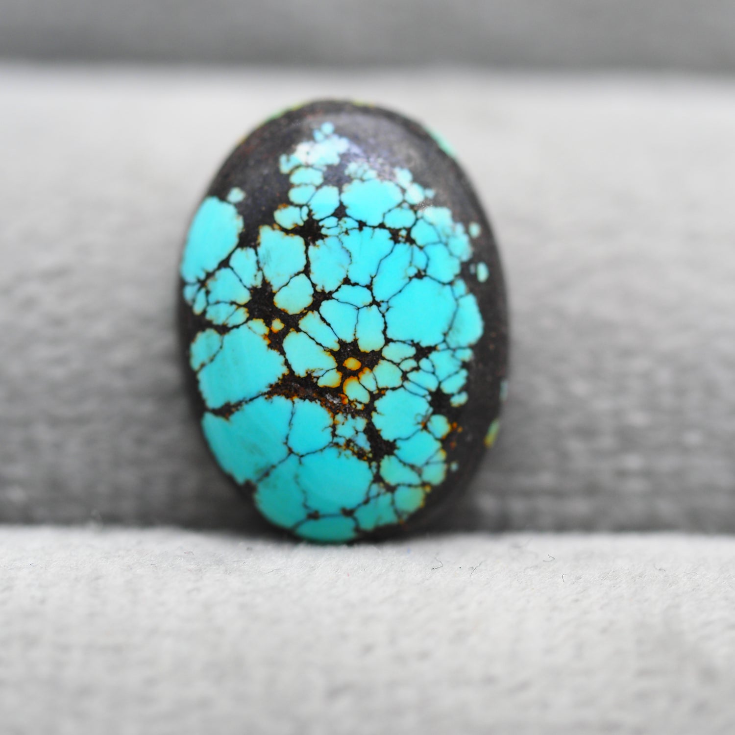 Natural Tibetan Turquoise Cabochon Gemstone Oval Shape 16x12x5 MM