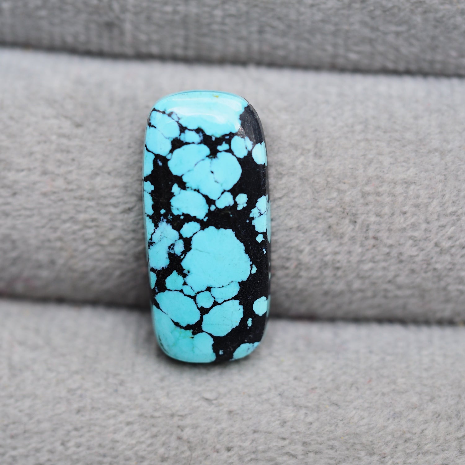 Natural Tibetan Turquoise Cabochon Gemstone Baguette Shape 23x11x4 MM