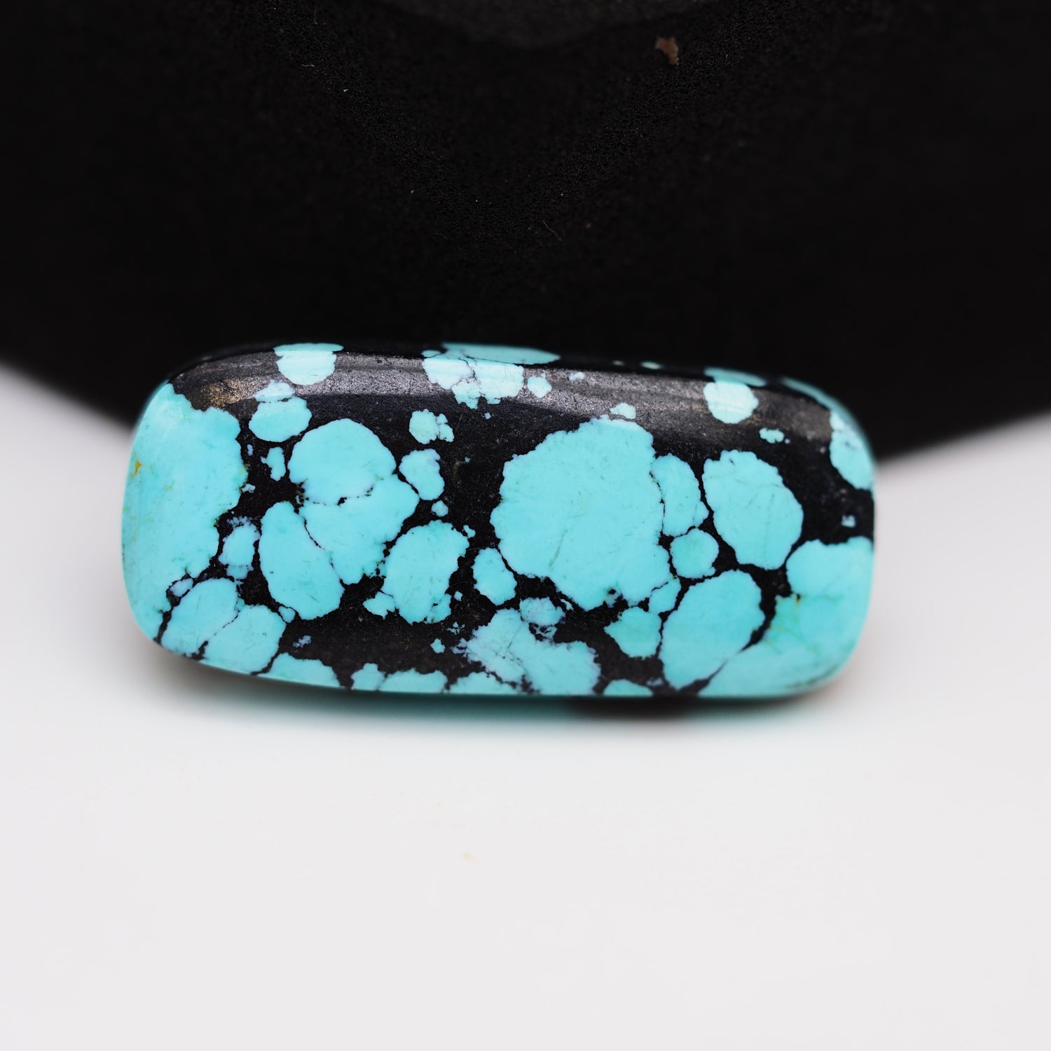 Natural Tibetan Turquoise Cabochon Gemstone Baguette Shape 23x11x4 MM
