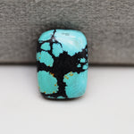 Natural Tibetan Turquoise Cabochon Gemstone Cushion Shape 15x11x4 MM