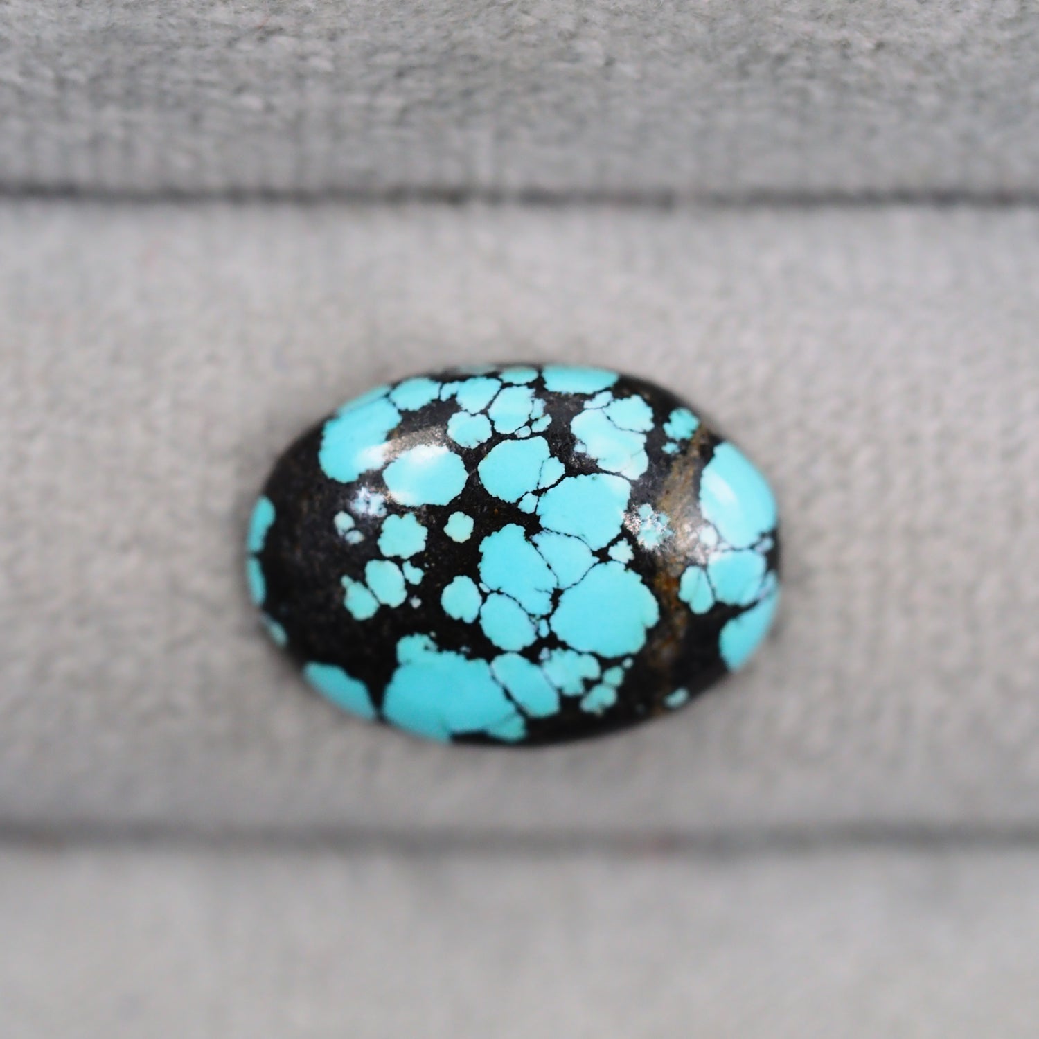 Natural Tibetan Turquoise Cabochon Gemstone Oval Shape 17x13x4 MM