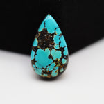 Natural Tibetan Turquoise Cabochon Gemstone Pear Shape 17x10x4 MM