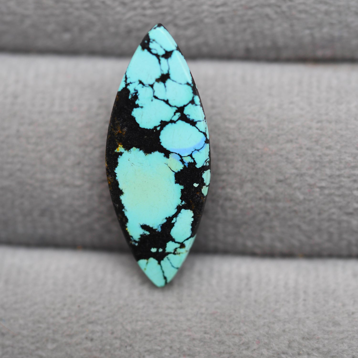 Natural Tibetan Turquoise Cabochon Gemstone Marquise Shape 29x11x2 MM