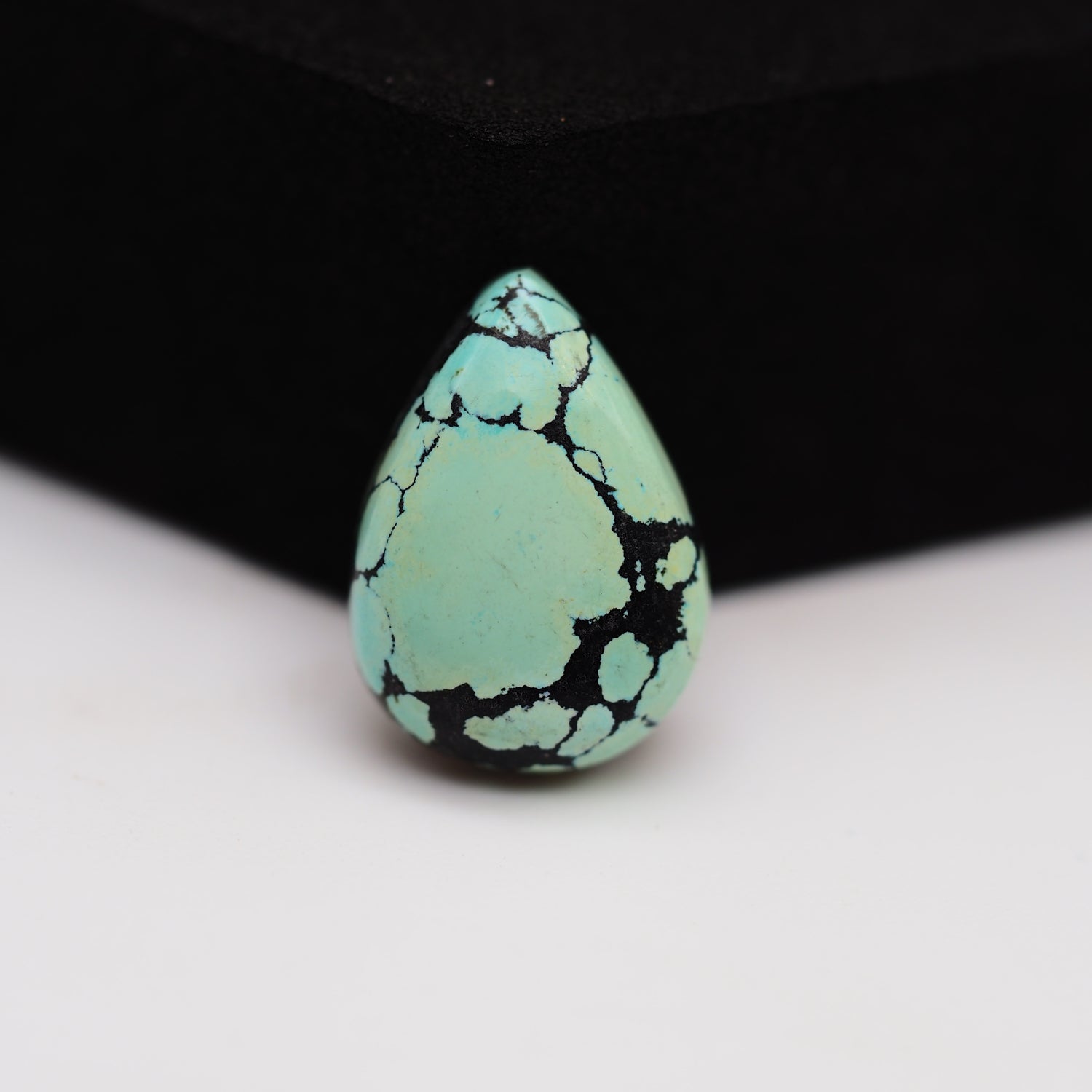 Natural Tibetan Turquoise Cabochon Gemstone Pear Shape 16x12x4 MM