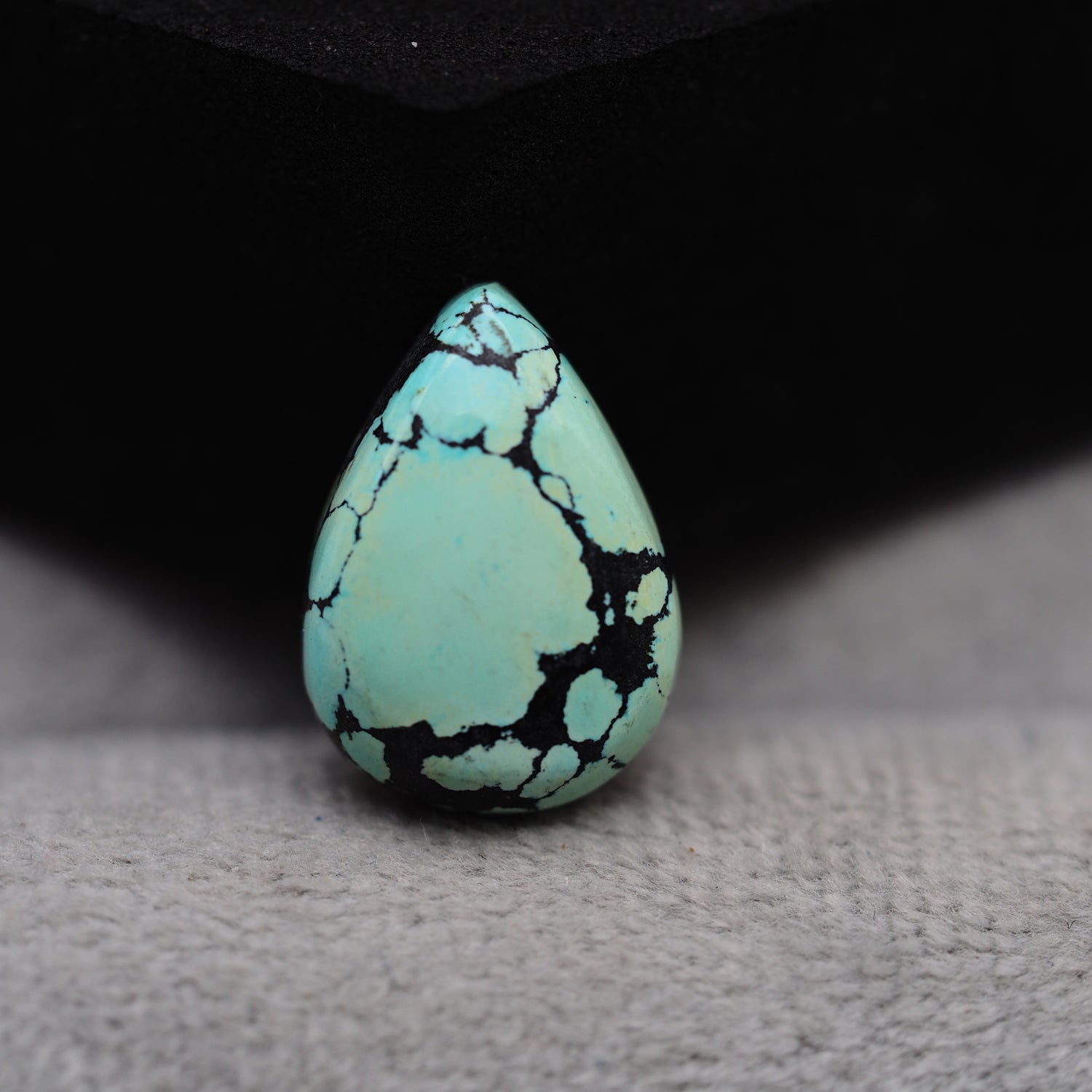 Natural Tibetan Turquoise Cabochon Gemstone Pear Shape 16x12x4 MM