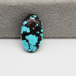 Natural Tibetan Turquoise Cabochon Gemstone Oval Shape 18x11x4 MM
