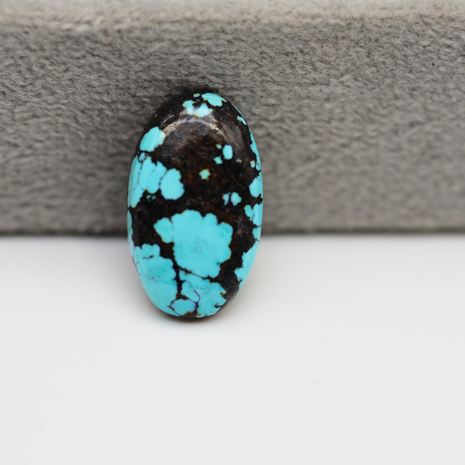 Natural Tibetan Turquoise Cabochon Gemstone Oval Shape 18x11x4 MM