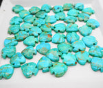 Blue Turquoise Mohave Spades Shape Lot Gemstone 16x15mm Calibrated Gemstone For Jewelry Making