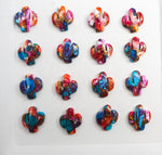 Pink Oyster Turquoise Copper Cactus Shape 17x15mm Lot Loose Cabochon Gemstone Bulk Semi Precious Stone