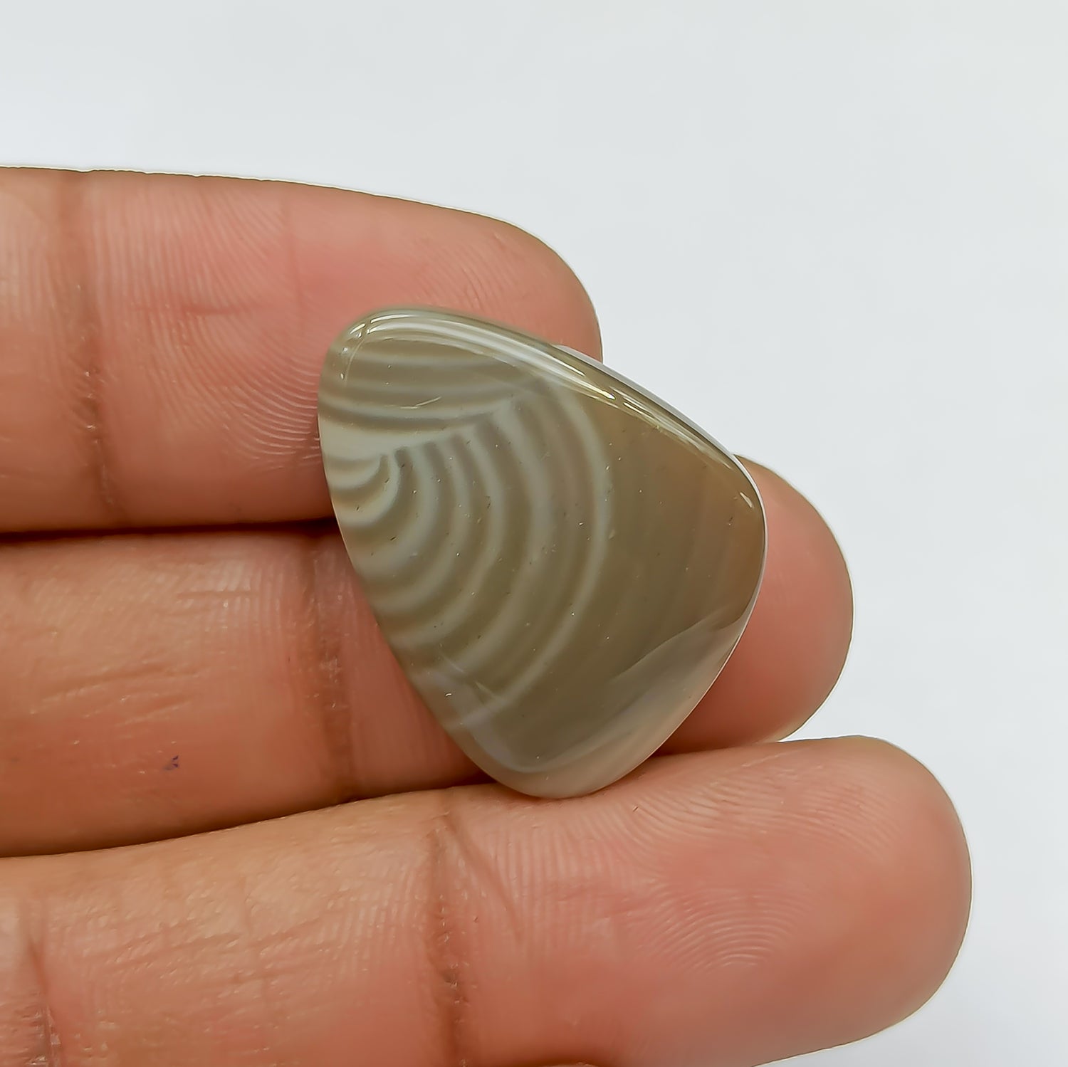 Polish Flint Cabochon Freeform Shape 26x20x5 MM PG-PF03