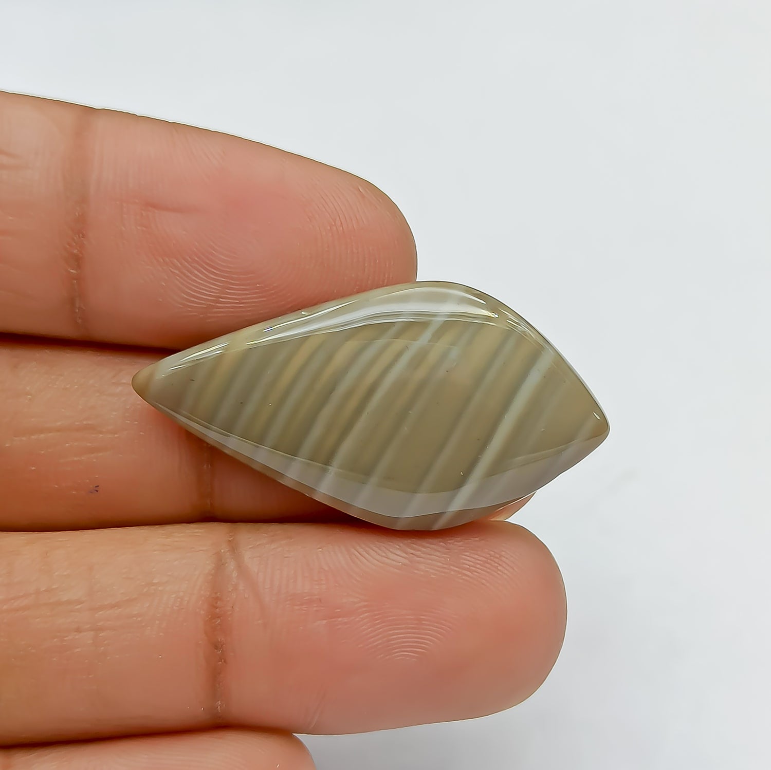 Polish Flint Cabochon Freeform Shape 37x20x5 MM PG-PF010