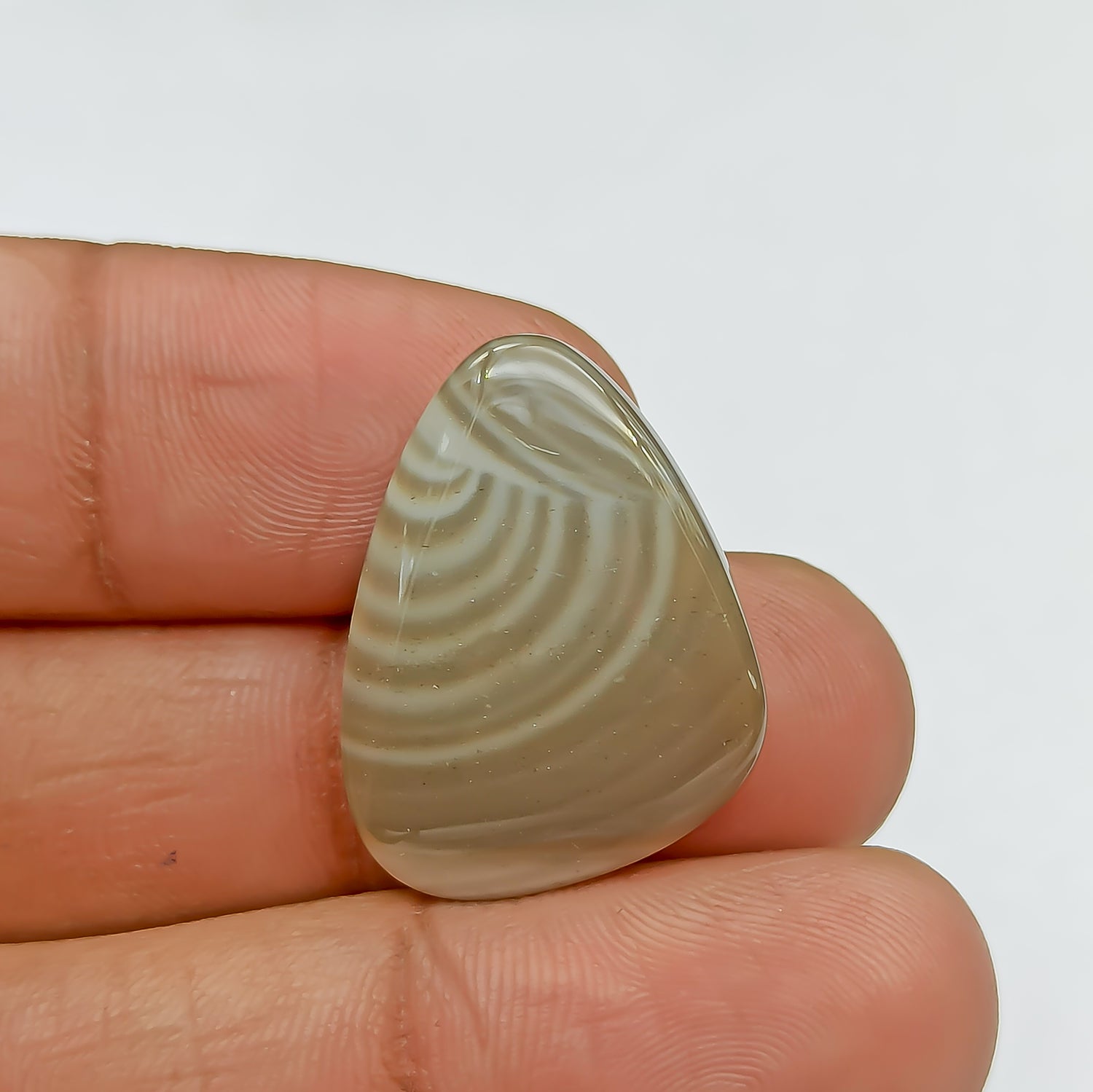 Polish Flint Cabochon Freeform Shape 26x20x5 MM PG-PF03