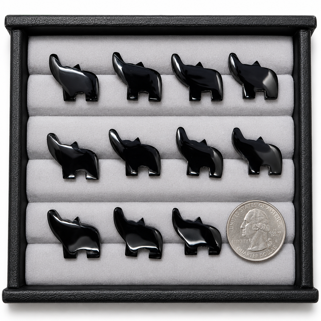 Elephant Shape natural gemstone cabochon