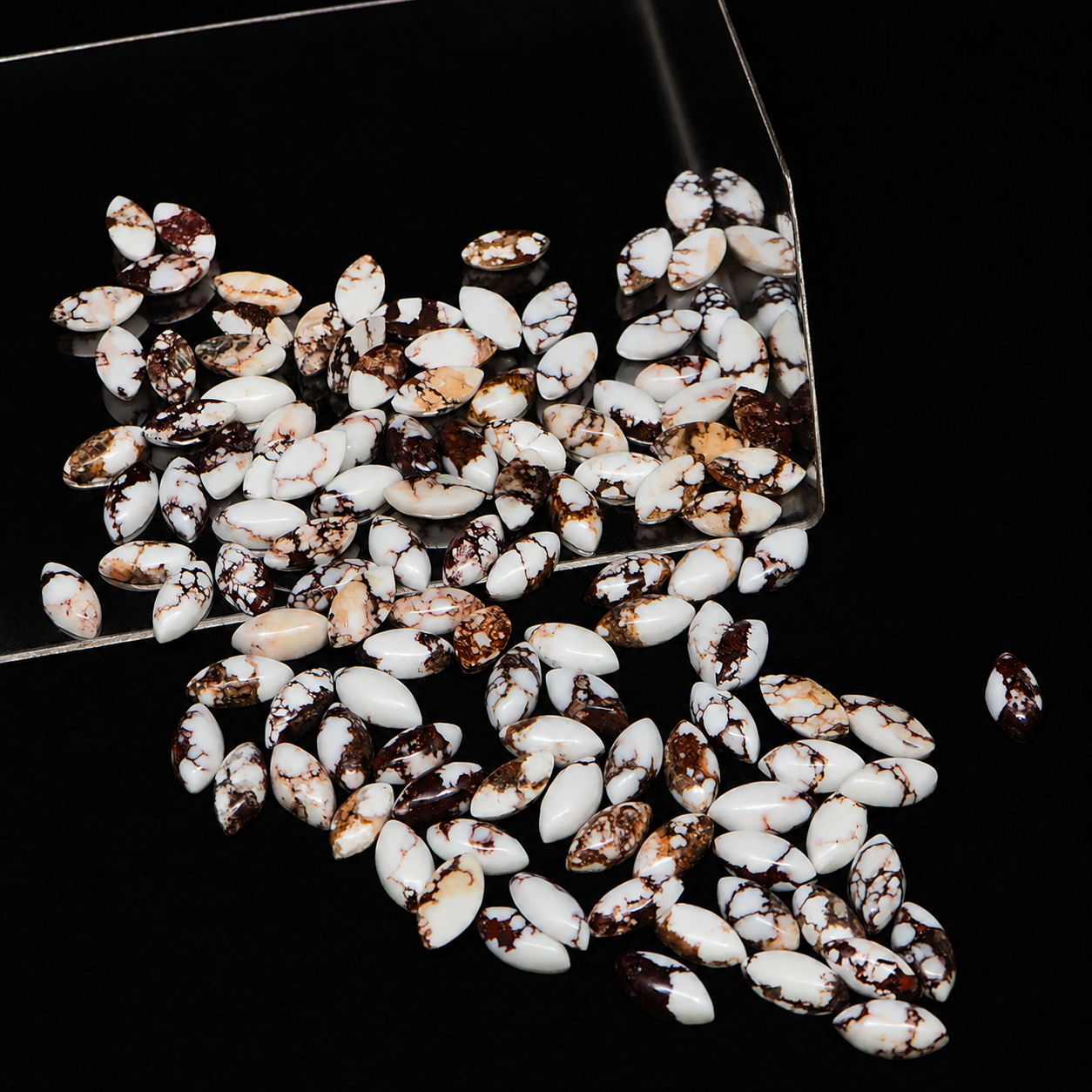 Wild Horse Marquise Cabochon 10x5mm – Natural Gemstone for Jewelry Making