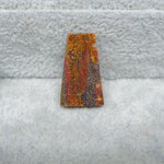 Seam Agate trapeze cut cabochon 10.5ct flat back ready to set