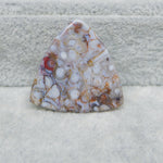 Marbled stone on a textured surface