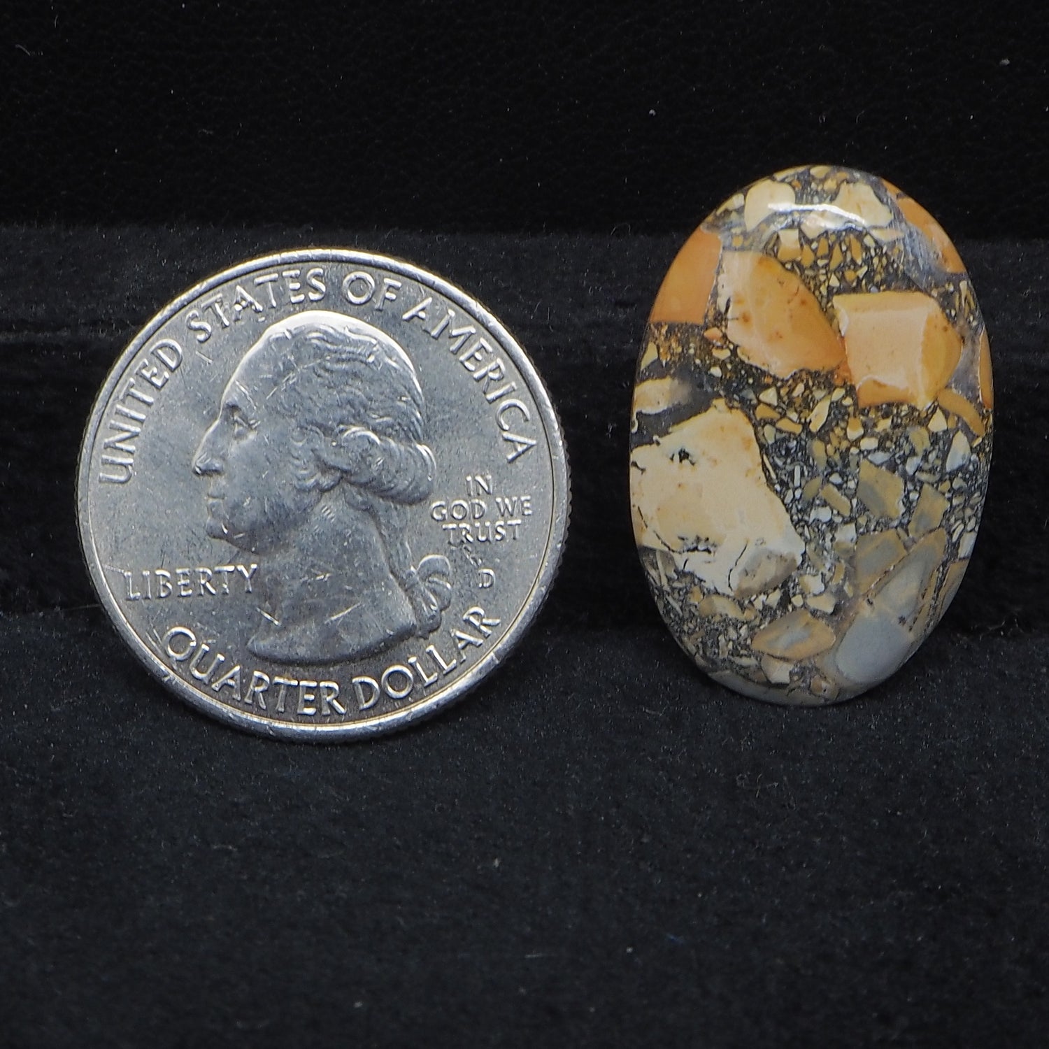 Maligano Jasper Cabochon 26x18mm 19ct Oval – Pedra Gems