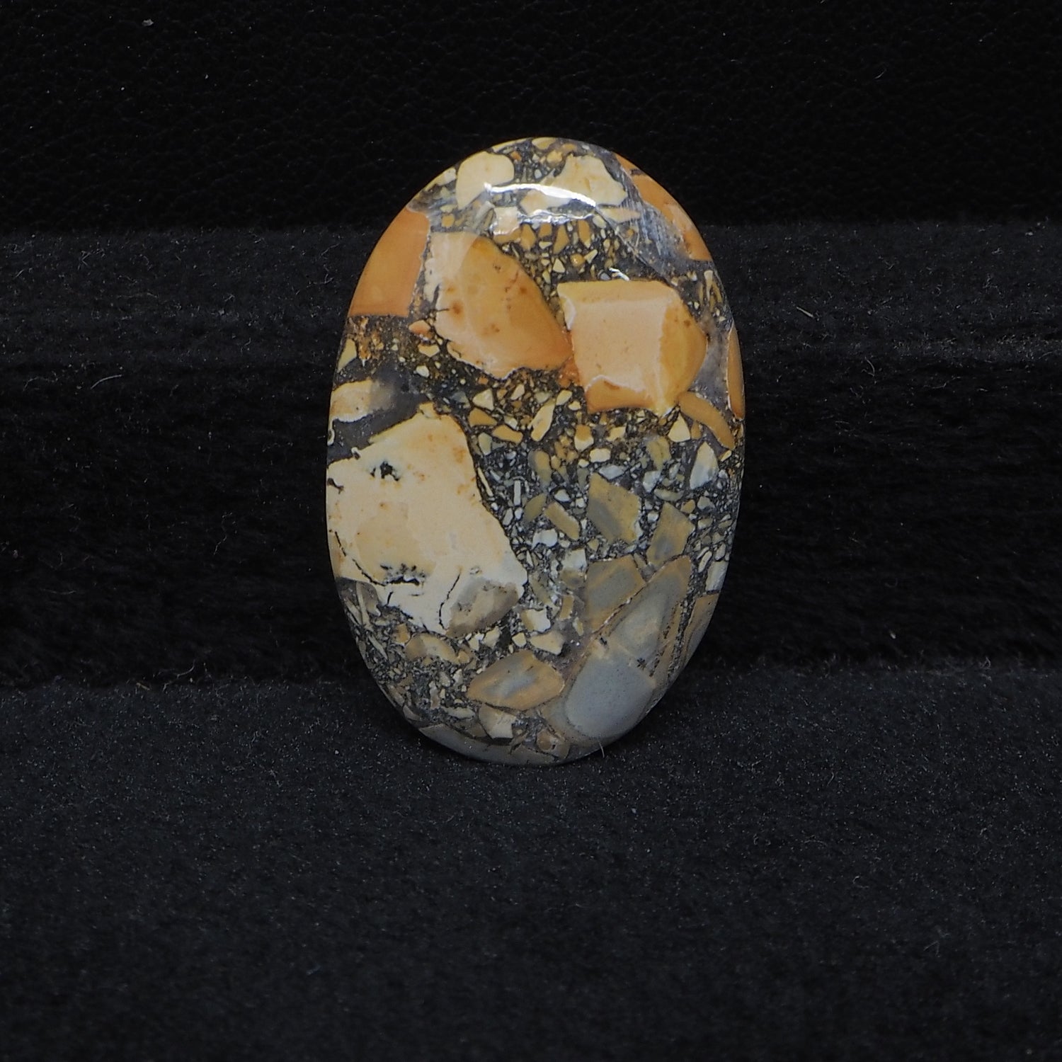 Maligano Jasper Cabochon 26x18mm 19ct Oval – Pedra Gems
