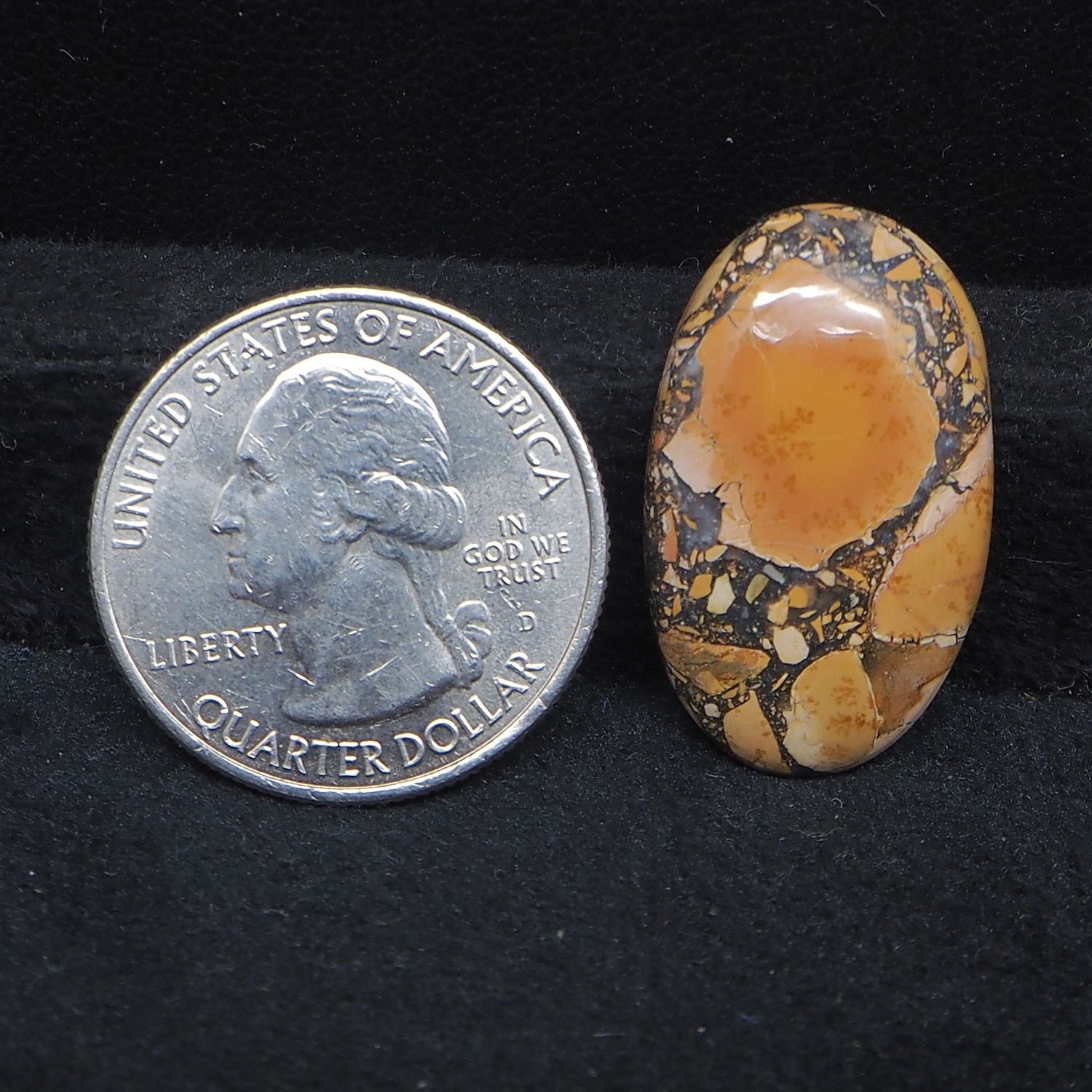 Maligano Jasper Cabochon 27x16mm 16ct Oval – Pedra Gems