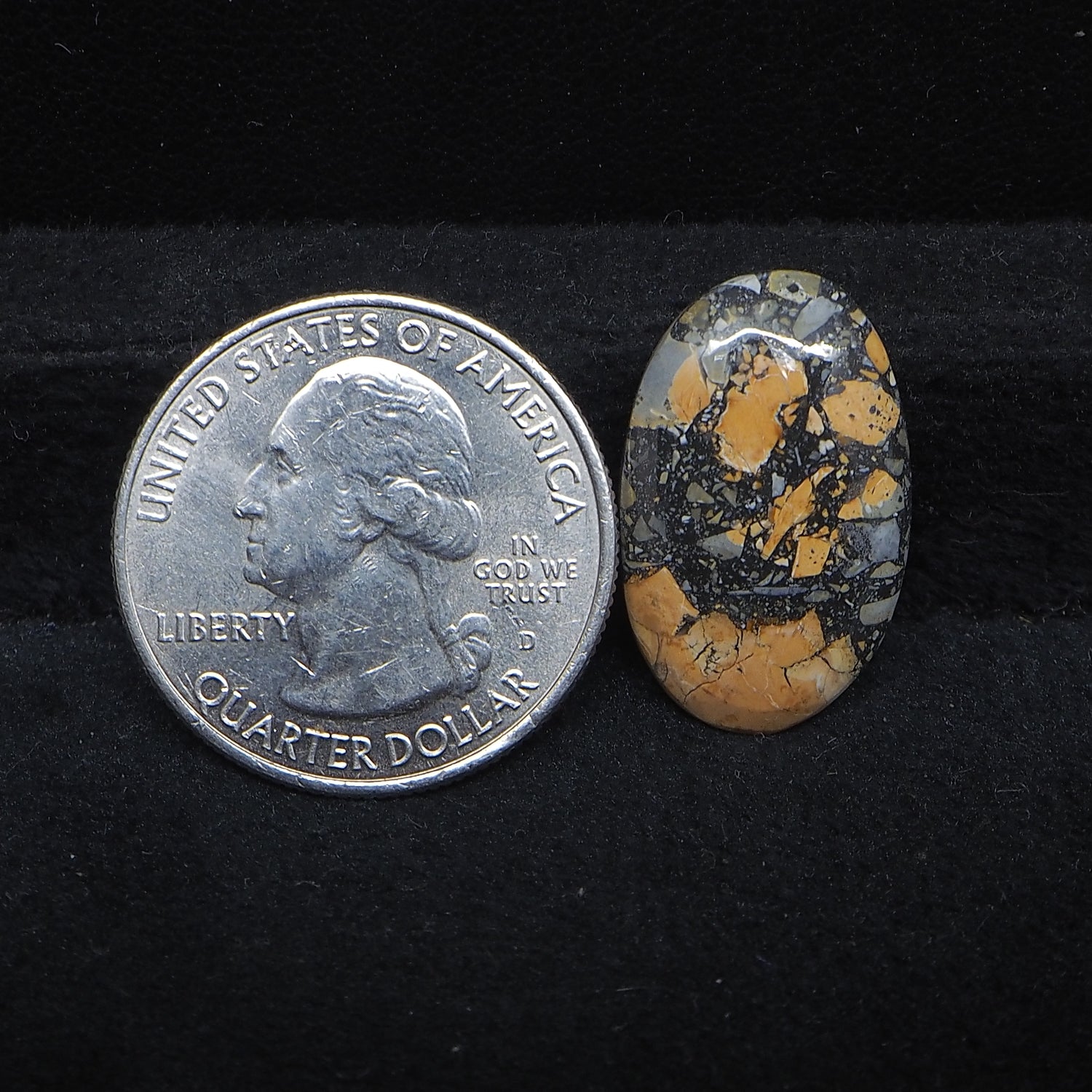 Maligano Jasper Cabochon 22x14mm 11ct Oval – Pedra Gems