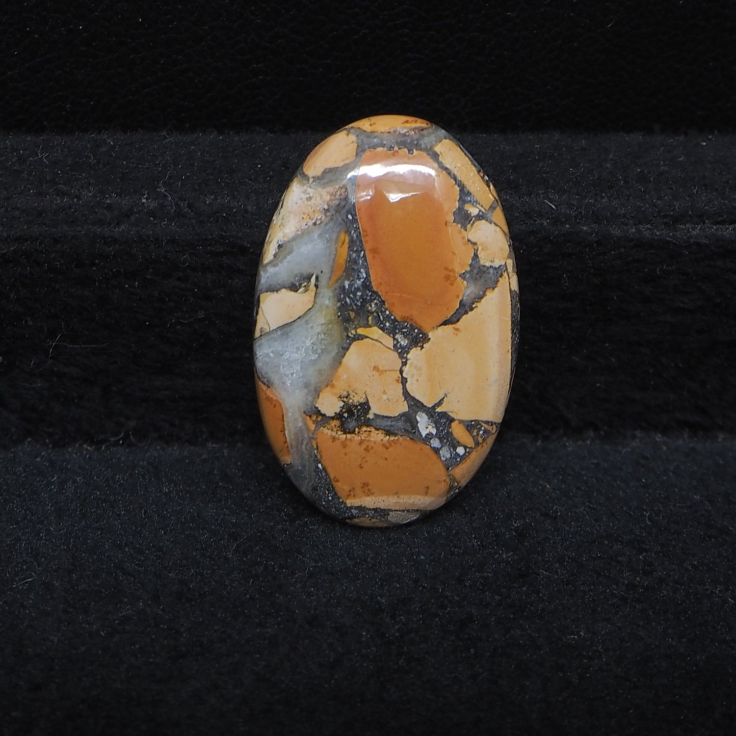 Maligano Jasper Cabochon 25x16mm 14ct Oval – Pedra Gems