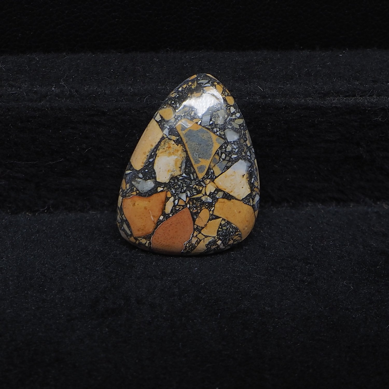 Maligano Jasper Cabochon 22x17mm 14.5ct Pear – Pedra Gems
